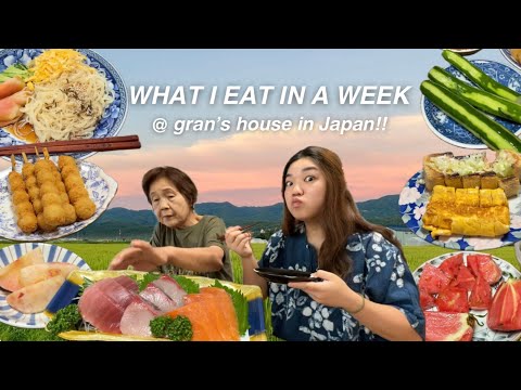 What I eat in a week in JAPAN at my grandma's house! -summer edition-