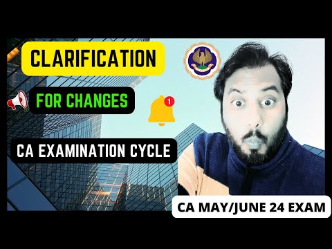 |Clarification For Changes In ICAI Examination Cycle| Foundation| Inter | Final|