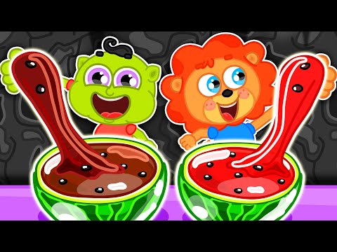 LionET | Watermelon Slime Challenge  | Cartoon for Kids