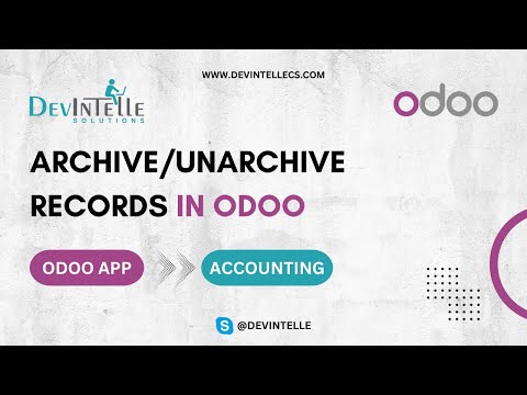 How To Archive/Unarchive Records in Odoo | Odoo Invoice Archive