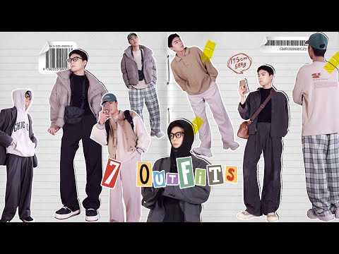 💁‍♂️一週穿搭｜韓系男生穿搭｜7 DAYS,7 LOOKS✨｜#Shorts