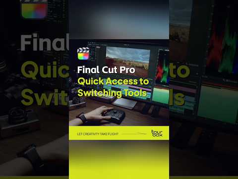 💡Quick Access to Switching Tools in Final Cut Pro