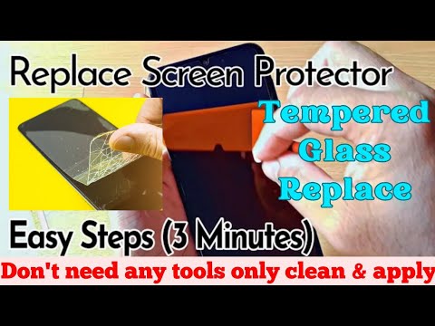 Temper Glass replacement in Easy way ! Screen Protector Replacement For Damage & non Damaged Screen