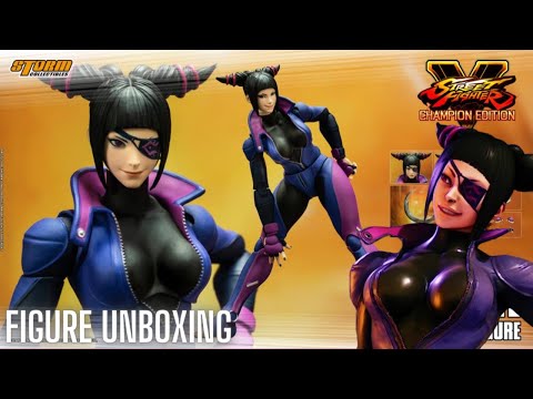 Street Fighter Juri Han Figure Unboxing! - Storm Collectables Action Figure