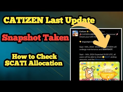 Catizen Last Update | Mining Ended | Withdrawal Process |