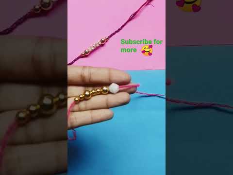 cute Rakhi for my chota brother(8months baby)👼#making#shorts#viral rakshabandhan