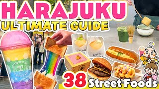 Harajuku Tokyo Street Food Tour / Japan Travel Food Vlog