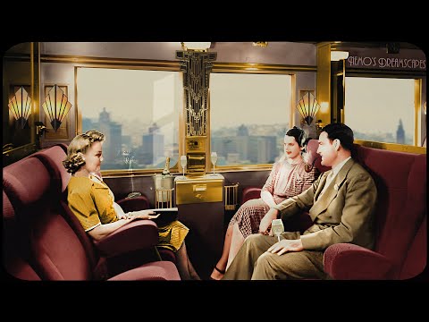 You're on the Orient Express train | Oldies music playing but you're in a dream | 8D Dreamscape ASMR