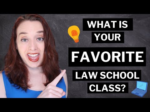 Law Firm Interview Questions | What Is Your Favorite Law School Class? (How to Answer!)