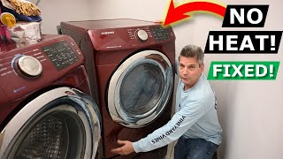 Dryer Won't Heat Up Or Dry Clothes - DIY How To Fix Heater In 2024