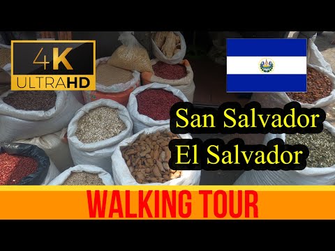 【4K 60fps】San Salvador  ~ Walking Tour - El Salvador