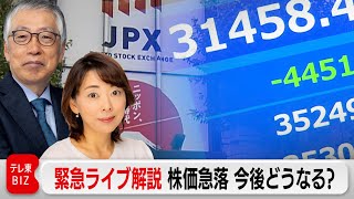 株価急落 いまマーケットで何が？ 徹底解説【緊急ライブ配信】