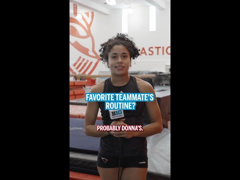 Favorite Teammate's Routine? | Rutgers Gymnastics