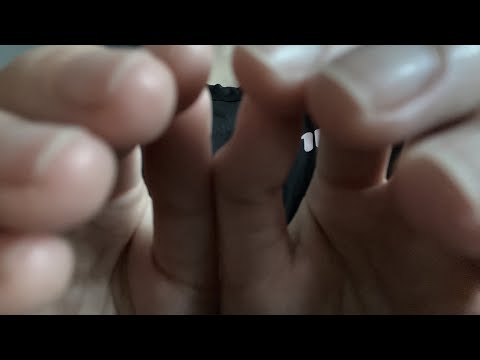 [ASMR] 安眠のためのハンドムーブメント＆スライムを切るコリコリ音    Hand Movements/slime cutting sounds/画面暗め/音フェチ/バイノーラル/睡眠導入