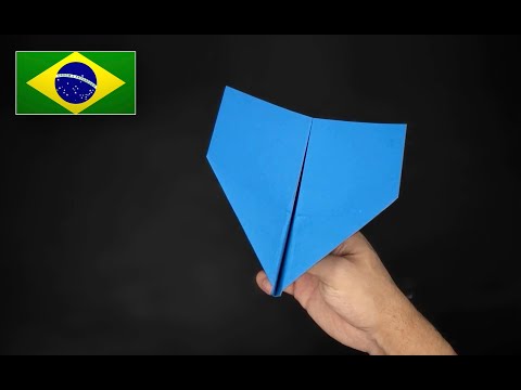 Como fazer um Avião de Papel que voa muito bem! - Modelo 2