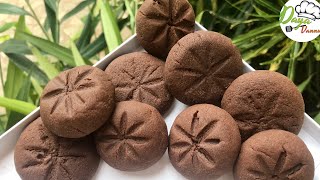 Chocolate Cookies Recipe with Easy Design|Chocolate Biscuit in Cooker|Eggless Biscuits without oven