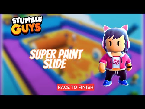 Stumble Guys Super Paint Slide || StumbleZ