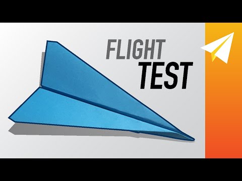 Flies 150 feet! Sky Piercer Paper Airplane Flight Demo