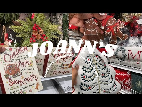 JOANN'S CHRISTMAS 2024 🎄| CHRISTMAS 2024 🎄| 2024 JOANN'S SHOP WITH ME