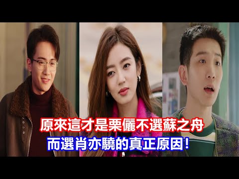 【ENG SUB】《你比星光美麗》原來這才是栗儷不選蘇之舟而選肖亦驍的真正原因！