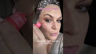 Viral blusher hack #over40makeup #makeuptutorial #beauty #makeupjunkie #cosmetics #makeuplover