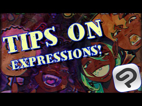 Drawing in Clip Studio Paint: Personal Tips on Drawing Expressions! 😄😥😨😡