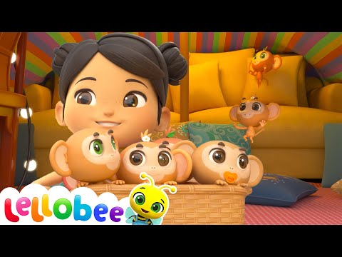 Vet Visit & Monkey Madness: Ella’s Busy Day | 🌻Lellobee City Farm - Kids Playhouse Song Mix