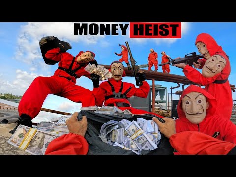 PARKOUR VS MONEY HEIST: Bad Guy kidnaps female Police and kills male Police for revenge | Epic POV