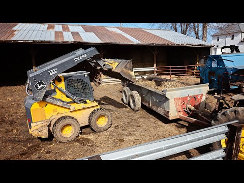 Wheels Are For Concrete - Hauling Manure