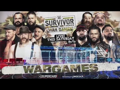 WWE Survivor Series : War Games 2022 Official And full Match Card HD