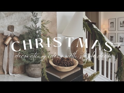 9 Staple Christmas Decor Items with Decorating Ideas || Christmas Decor Must Haves