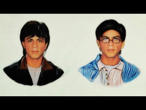 Shahrukh khan journey in bollywood | Akram arts |  #srk #drawings