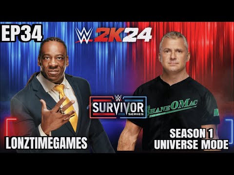 Survivor Series! |WWE2K24 Universe mode -season 1 EP34