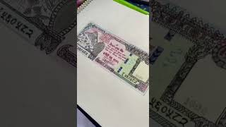 Drawing Realistic Nepali 1000 rupees note