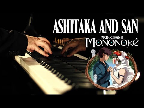 Princess Mononoke - Ashitaka and San - Studio Ghibli - Piano Solo | Leiki Ueda