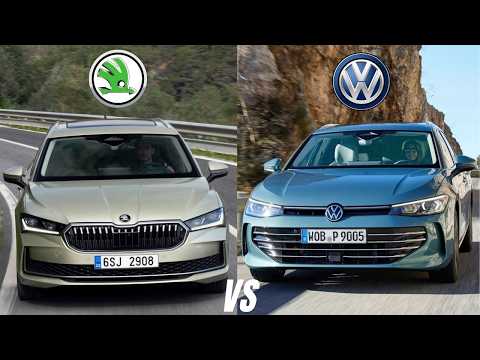 2024 Skoda Superb Combi vs 2024 VW Passat Combi: The Ultimate Wagon Showdown