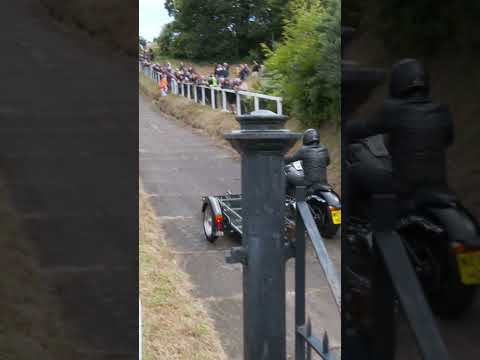 Harley-Davidson Hearse vs Test Hill at Brooklands