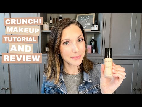 CRUNCHI MAKEUP TUTORIAL & REVIEW: Full Face of Clean Beauty | Summer 2024