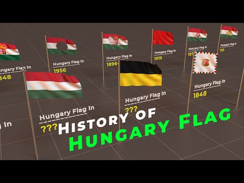 Evolution of Hungary Flag | History of Hungary Flag | Flags of the world |