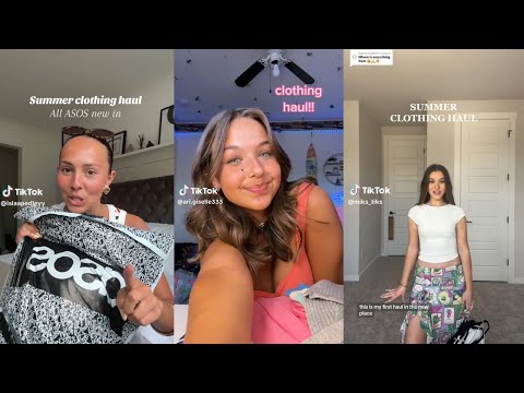 Clothing haul - TikTok compilation 🛍️😋