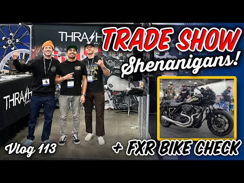 We Went To A Motorcycle Trade Show - Vlog 113