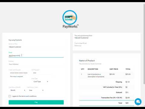 How to complete a payment page - Payworks