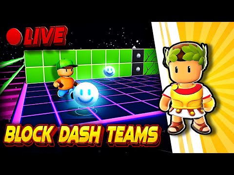 🔴 Block Dash Teams LIVE🔥| EU Server🌍 | Stumble Guys🥊| #stumbleguys #blockdash