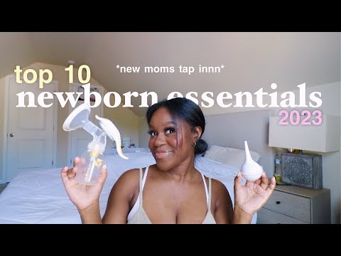 MY TOP 10 MOST USED NEWBORN ESSENTIALS 2023 | affordable newborn products for the first time mom