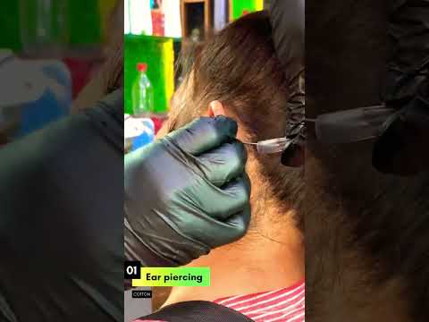 Full ear piercing || painless ear piercing #viral #shorts_video #viralvideo #youtube