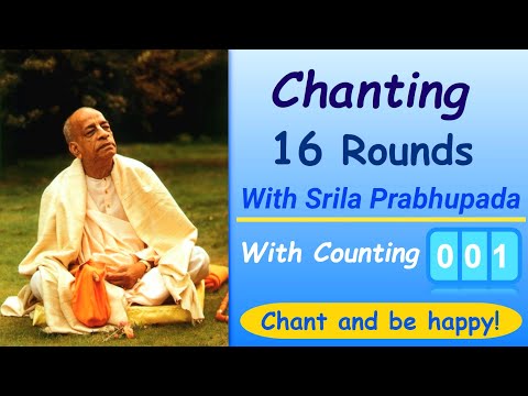 16 rounds of Hare Krishna Mahamantra with Srila Prabhupada (in Hindi)