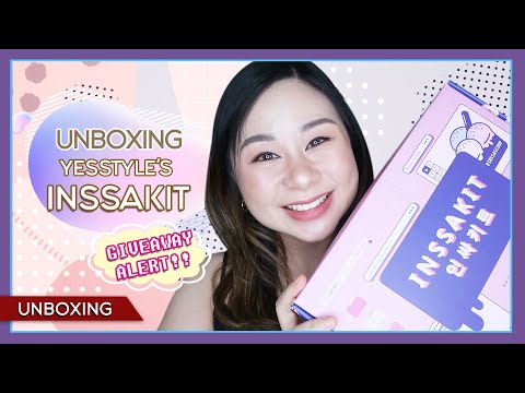 Unboxing Yesstyle's INSSAKIT!