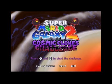 全てのステージでマネックが大量発生するmodに挑戦!(SMG2 Cosmic Clones Challenge P1)