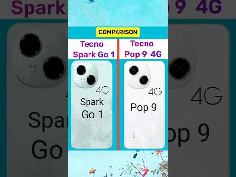 Tecno Spark Go 1 🆚 Tecno Pop 9 4G