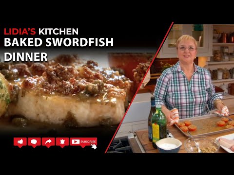 Baked Swordfish Dinner